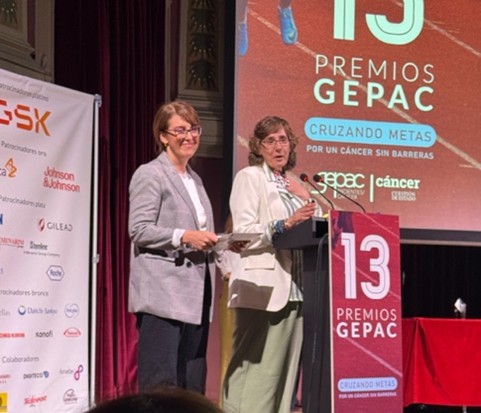 Amular, premiada en los GEPAC 2025 por su compromiso con las mujeres laringectomizadas